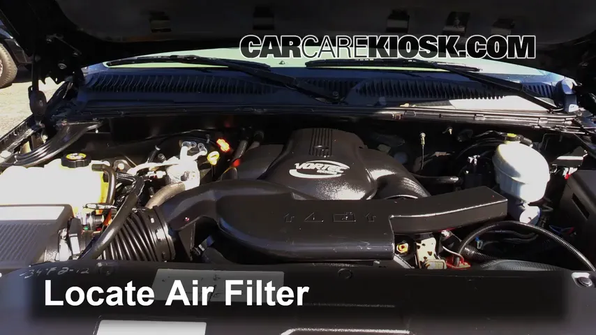 2003 GMC Sierra Denali 6.0L V8 Air Filter (Engine)
